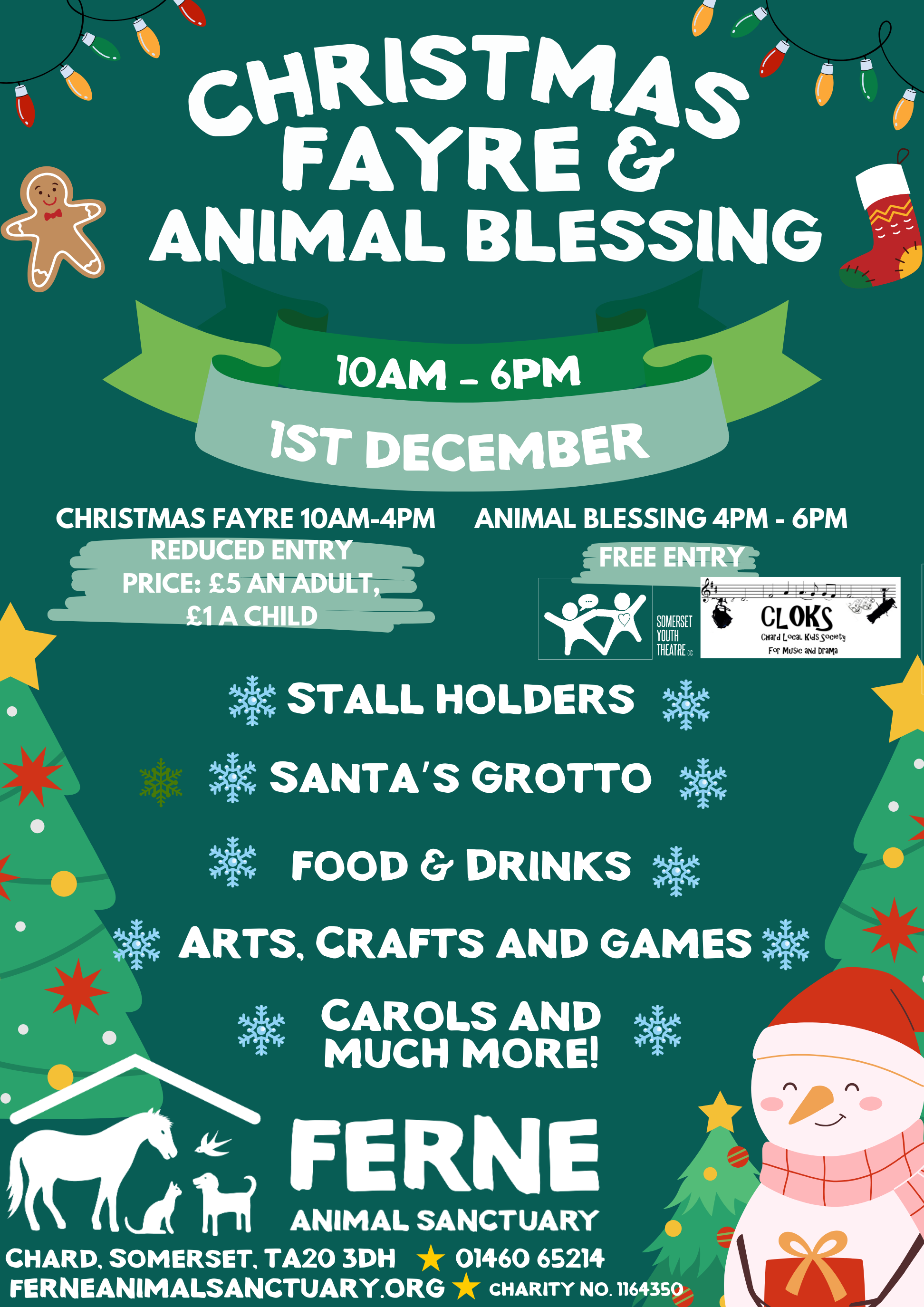 Ferne’s Annual Christmas Market and Animal Blessing